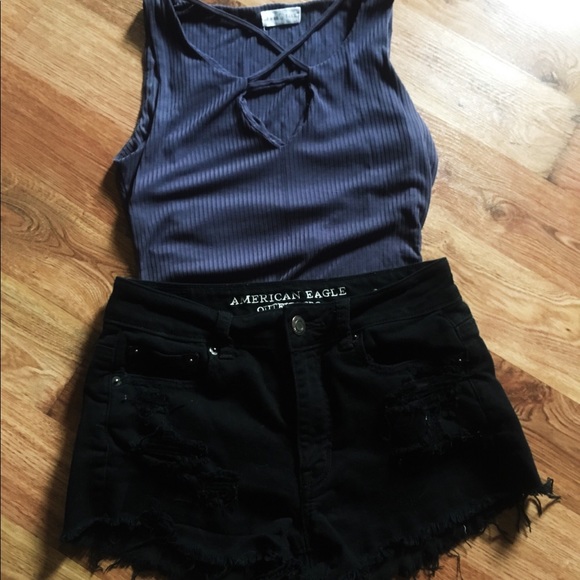 Tops - Full Tilt Ribbed Bodysuit